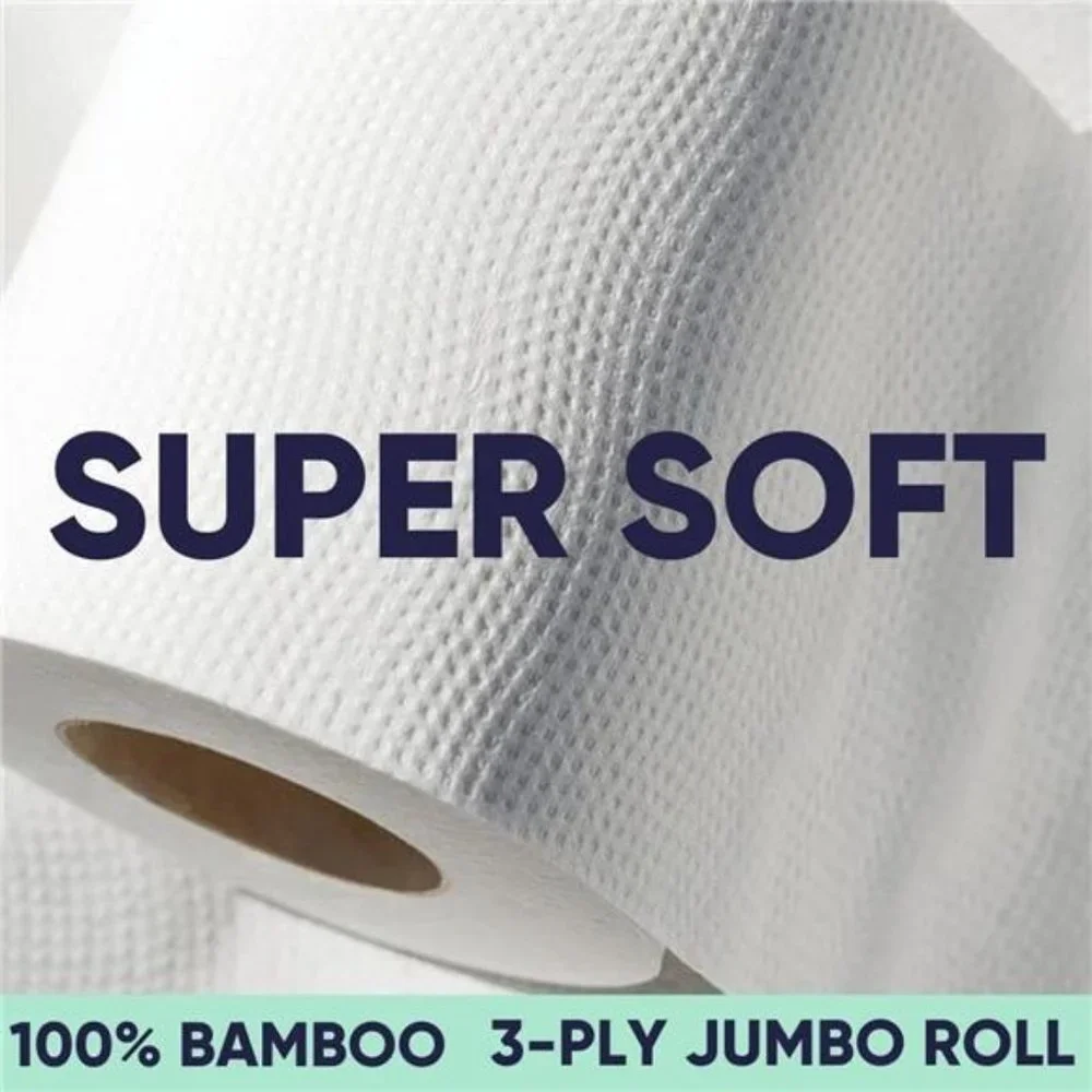 Bamboo Toilet Paper - 24 Rolls Of Eco Friendly Septic Safe Organic Toilet Paper